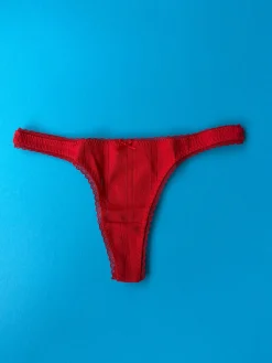 Cou Cou Intimates: The Thong - Red