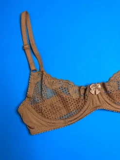 Duet by Timpa: Lace Demi Bra - Caramel