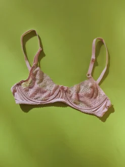 Duet by Timpa: Lace Demi Bra - Pink