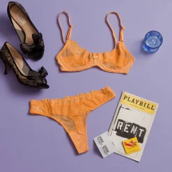 Duet By Timpa: Lace Demi Bra - Marigold