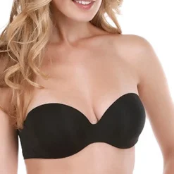 Felina: Body Luxe Strapless Contour Bra - Black