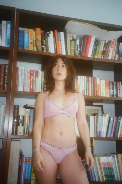 Fleur du Mal: Sabrina Mesh Demi Bra - 34DD