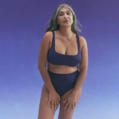 Form and Fold: The Underwire Crop Bikini Top - 38E