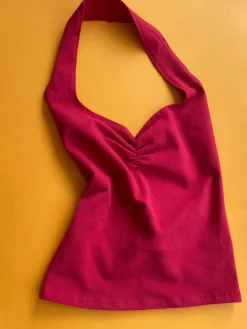 Gil Rodriguez: Corazon Halter Top - Tomate