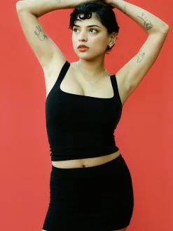 Gil Rodriguez: Matisse Scooped Tank - Black