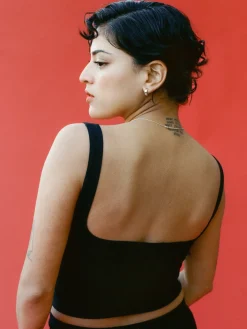 Gil Rodriguez: Matisse Scooped Tank - Black