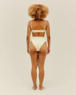 Haight: Agatha Ribbed Bikini Top - L, Last One!