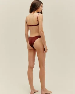 Haight: Lana Uniwire Bikini Top - Marsala