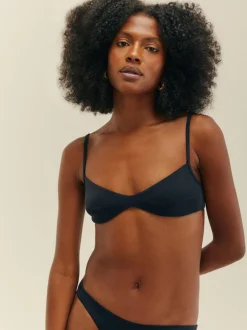 Haight: Monica Bikini Top - Black