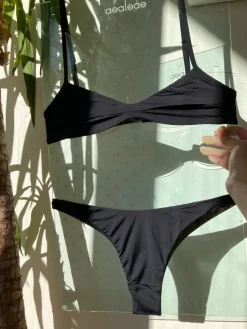 Haight: Monica Bikini Top - Black