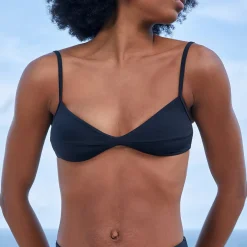Haight: Monica Bikini Top - Black