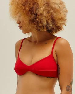 Haight: Monica Crepe Bikini Top - XS, Last One!