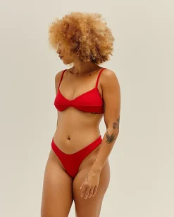 Haight: Monica Crepe Bikini Top - XS, Last One!