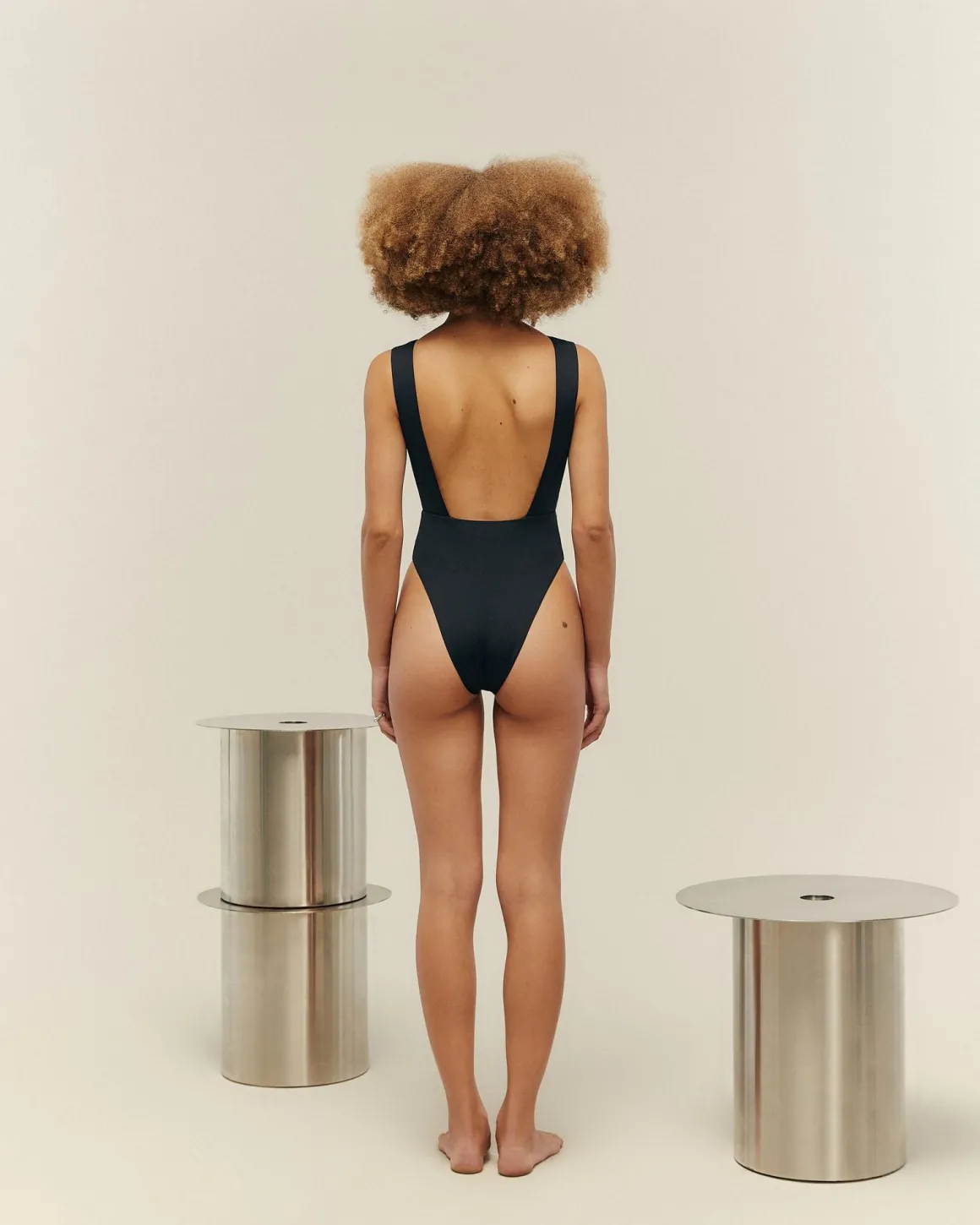 Haight: Slit High Neck One Piece - S, Last One!