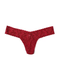 Hanky Panky: Lace Low Rise Thong - Fashion Colors