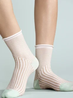 Hansel from Basel: Corbusier Crew Sock - Mint