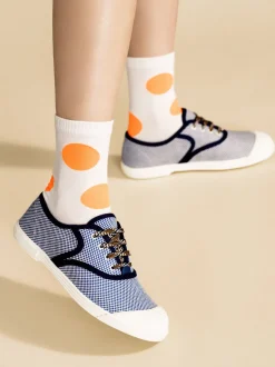 Hansel from Basel: Rie Crew Sock - Orange