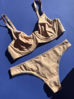 Huit: Biotiful Organic Cotton Underwire Bra - Blush