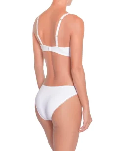 Huit: Biotiful Organic Cotton Underwire Bra - White