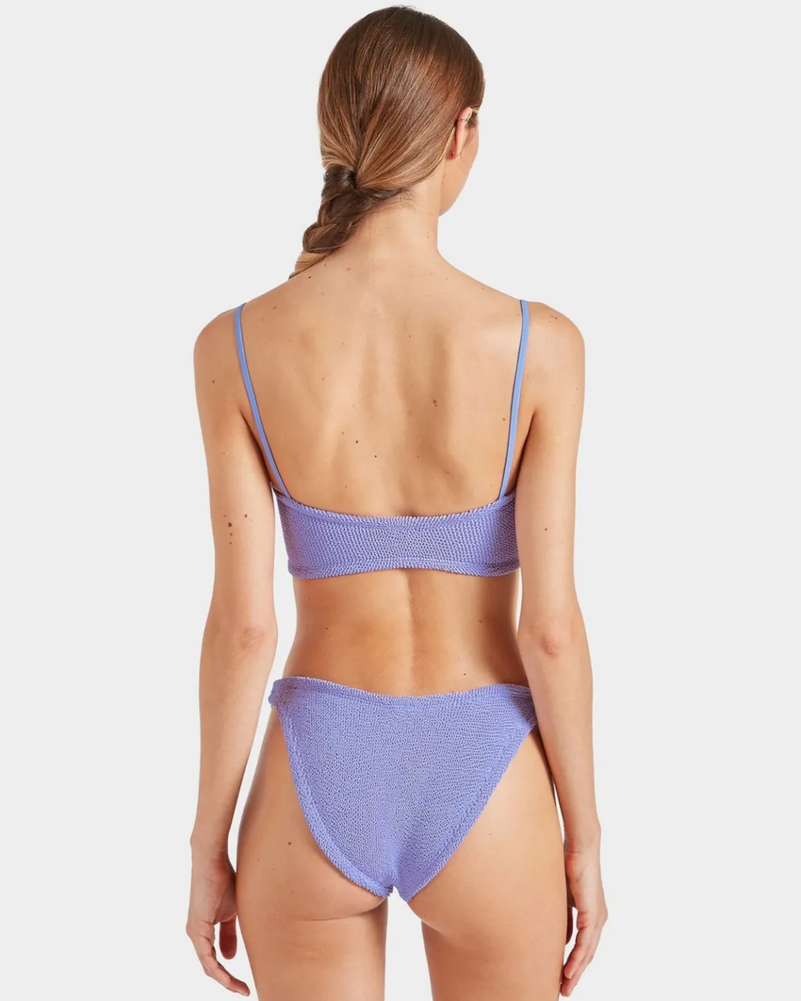 Hunza G: Misty Straps Bikini Set - Lilac