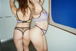 Kayleigh Peddie: Amelie Cinch Front Bralette - Lilac