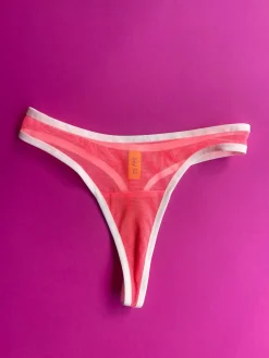 Kayleigh Peddie: Faye Mesh Thong - Guava