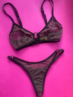 Kayleigh Peddie: Wren Thong - Charcoal