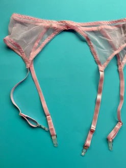 KissKill: Kayla Garter Belt - Pink