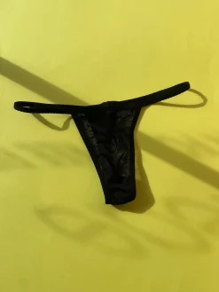 Kye Intimates: Daily Mesh Thong - Black
