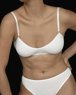 Kye Intimates: Recline Bamboo Pullover Bra - Natural