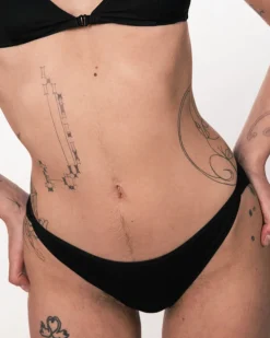 La Fille d'O: Precious Bikini Bottom - Black