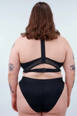 La Fille d'O: Way I Walk Bikini Bottom - Black