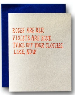 Ladyfingers: Roses Are Red Card