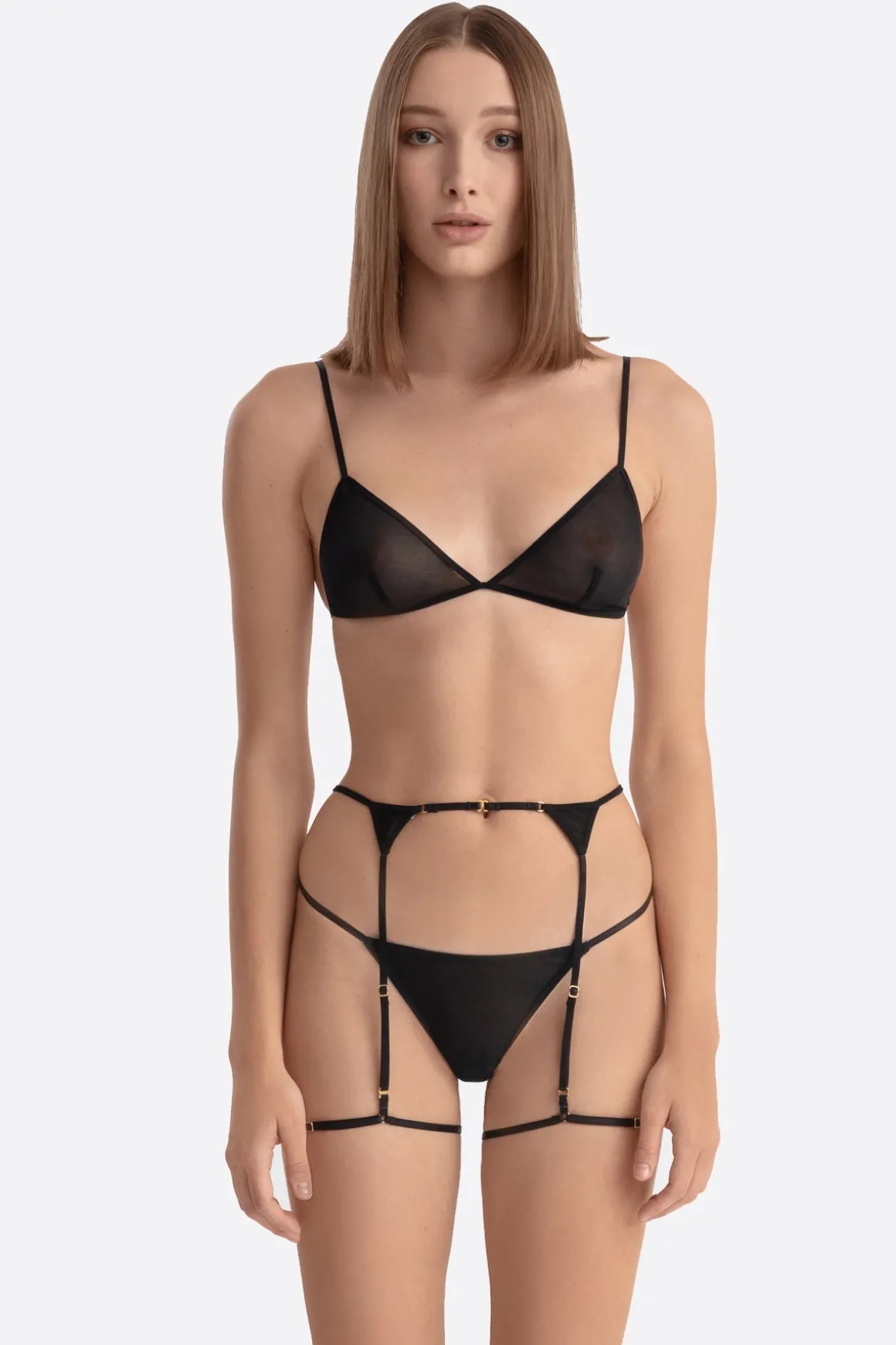 Marika Vera: Moore Triangle Bra - Burgundy