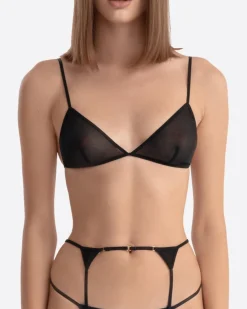 Marika Vera: Moore Triangle Bra - Black
