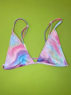 Minimale Animale: Mirage Triangle Bikini Top - Caribbean Dream