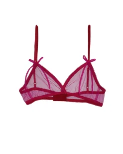 Miss Crofton: I'm Yours Mesh Bralette - Pink