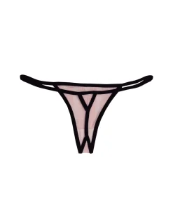 Miss Crofton: Melody G-String - Pink Plaid