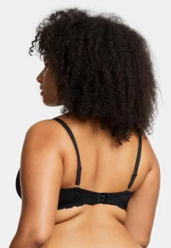 Montelle: Flirt Demi Lace Bra - Black