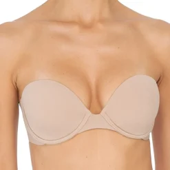Natori: Minimal Strapless Contour Bra - Cafe