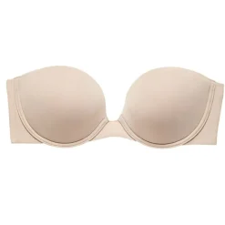 Natori: Minimal Strapless Contour Bra - Cafe