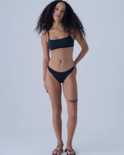 Nu Swim: Low Low Bikini Bottom - Black