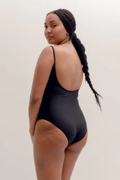 Nu Swim: Noodle Thin Strap One Piece - XXL