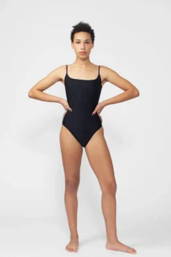 Nu Swim: Noodle Thin Strap One Piece - XXL
