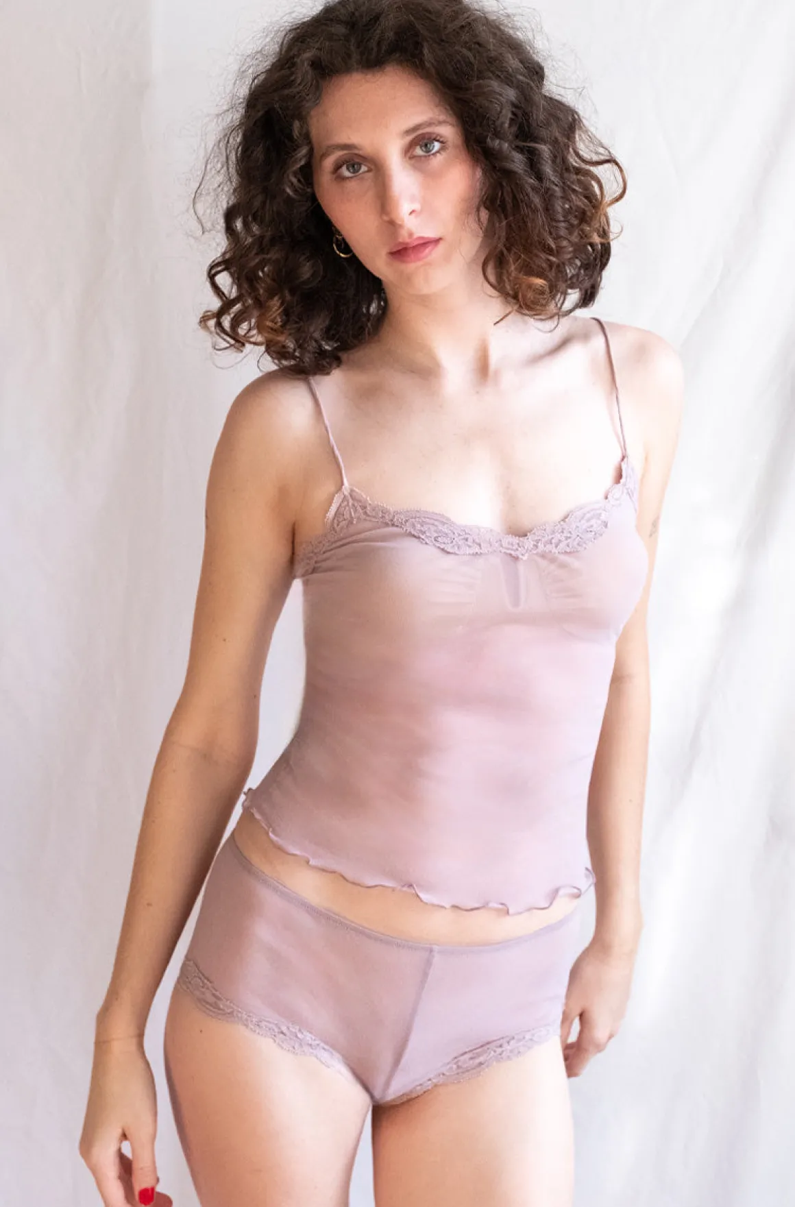 Only Hearts: Tulle with Lace Cami - Mystic Grey
