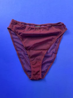 Only Hearts: Whisper High Cut Brief - Blackberry