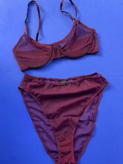 Only Hearts: Whisper High Cut Brief - Blackberry