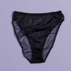 Only Hearts: Whisper High Cut Brief - Black