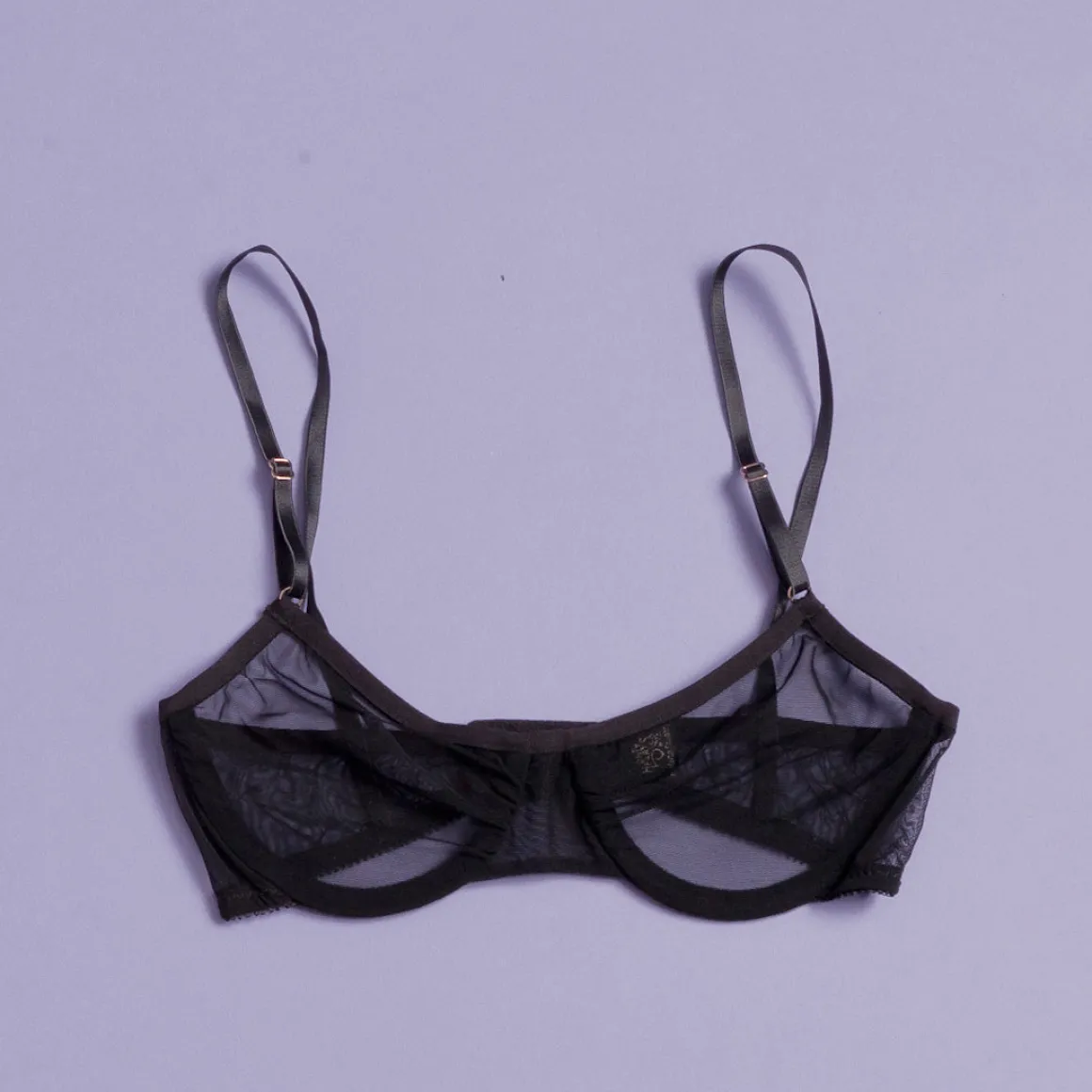 Only Hearts: Whisper Underwire Bra - Black