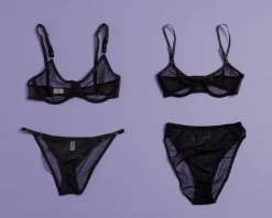 Only Hearts: Whisper Underwire Bra - Black